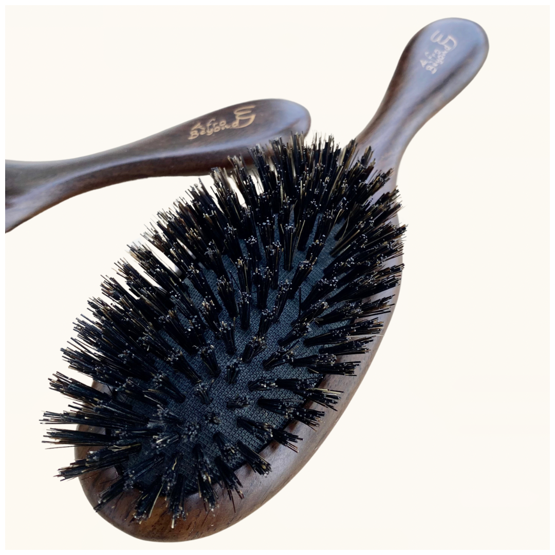Brosse en poil de sanglier