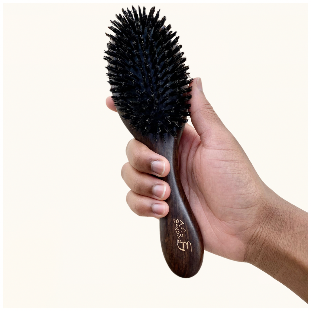 Brosse en poil de sanglier