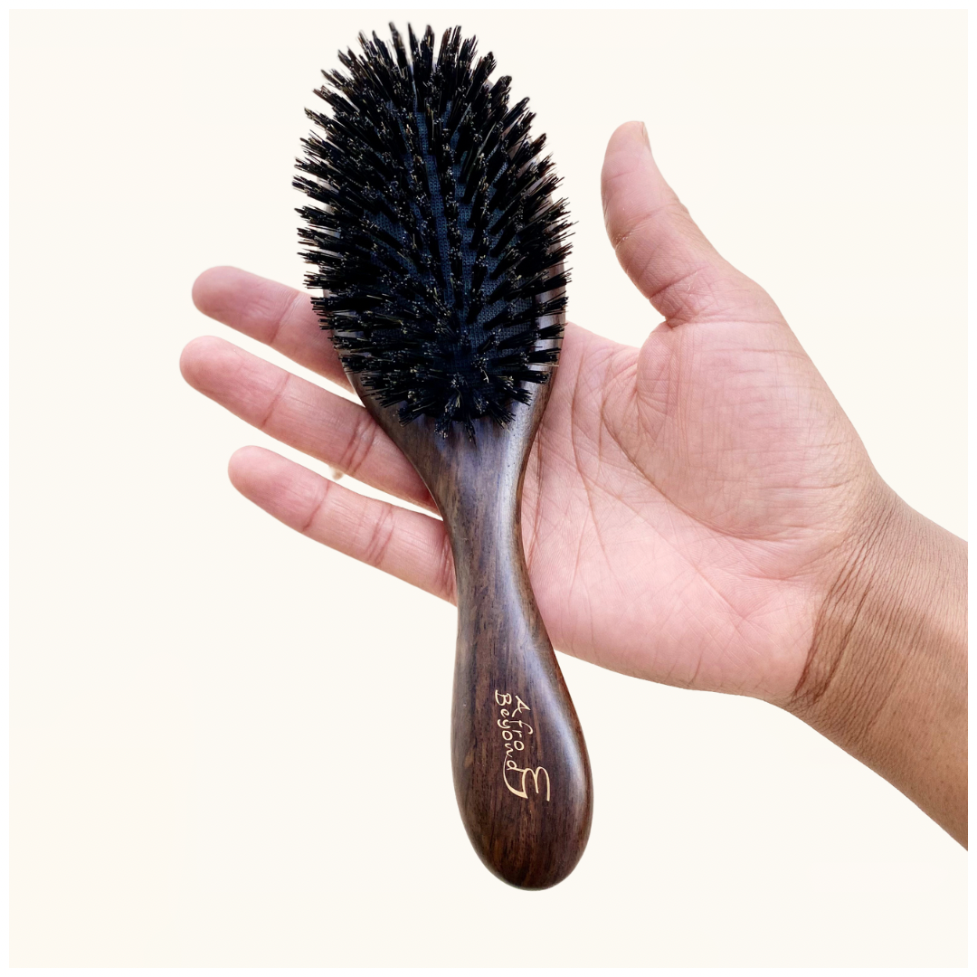 Brosse en poil de sanglier