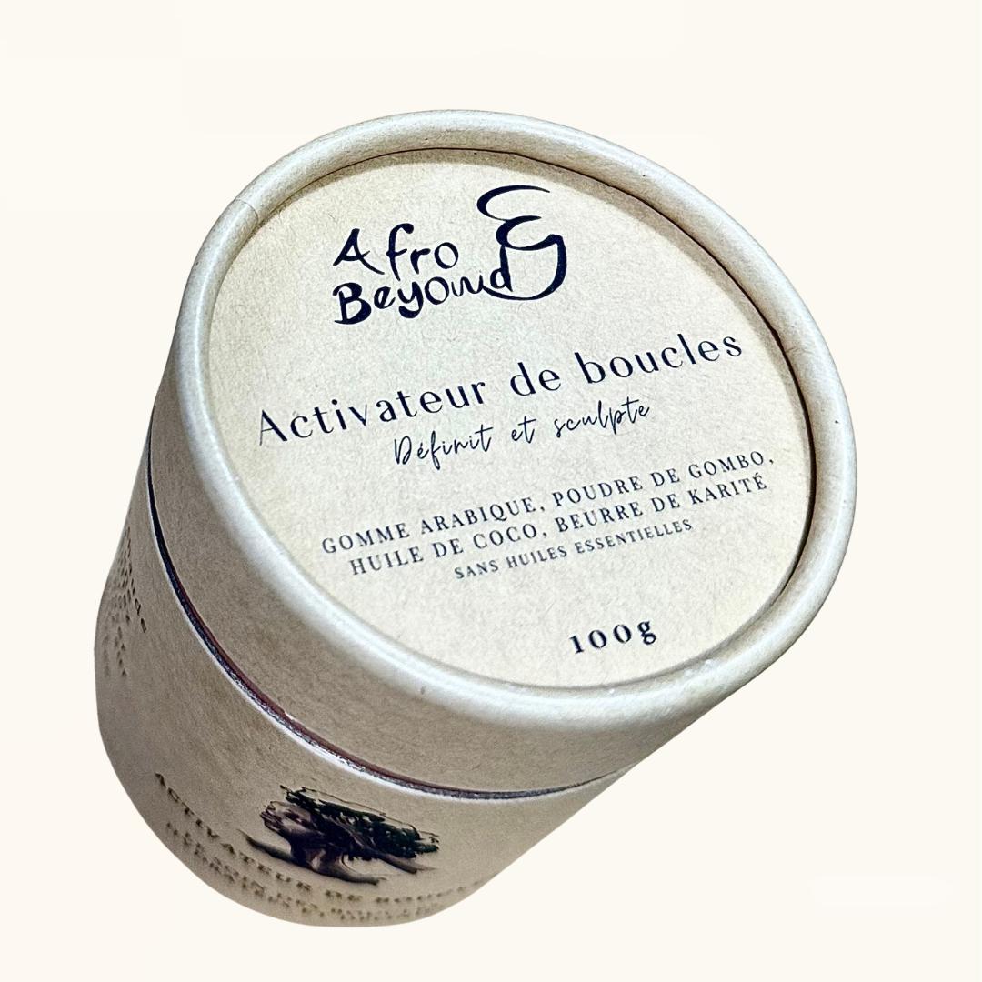 Activateur de boucles solide à base de gombo, karité et gomme arabique sans huiles essentielles 100g