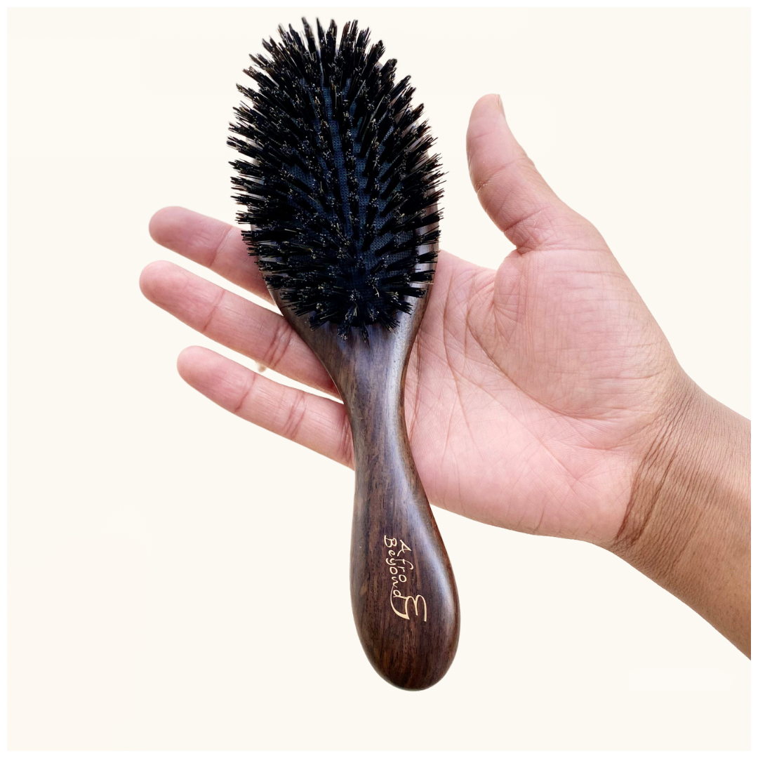 Boar bristle brush