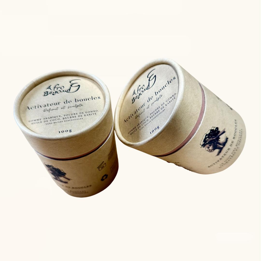 Activateur de boucles solide à base de gombo, karité et gomme arabique 100g