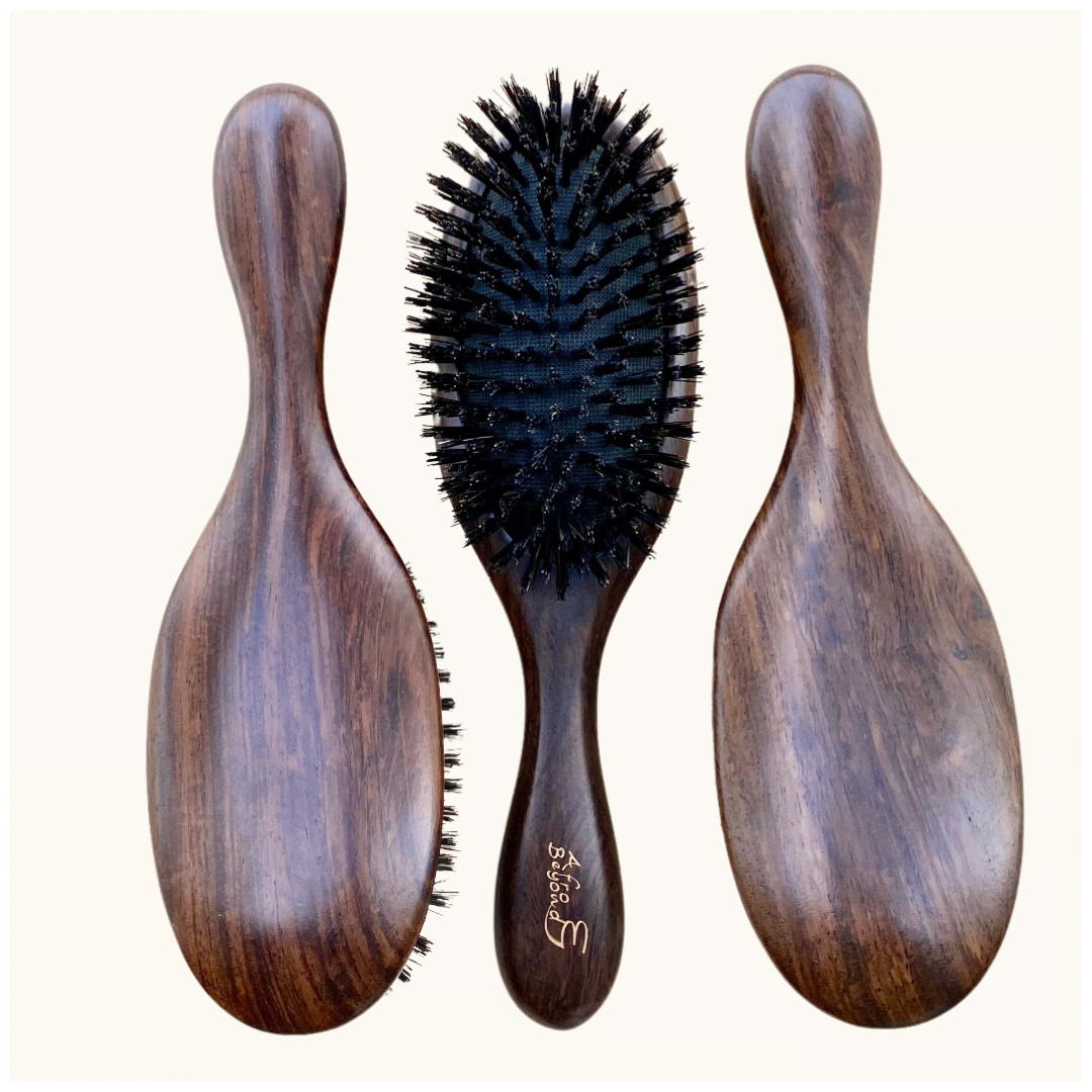 Boar bristle brush