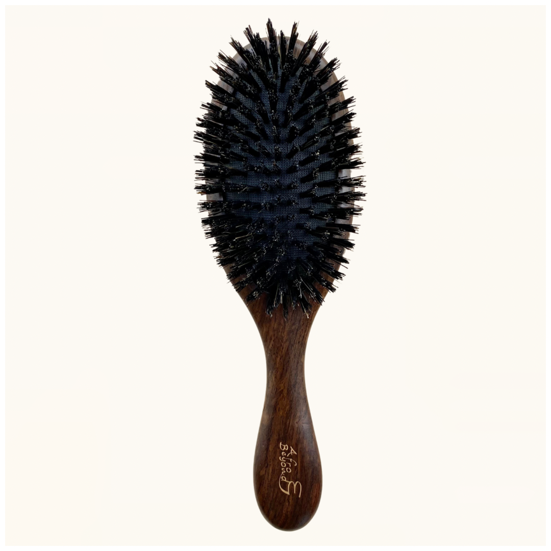 Boar bristle brush