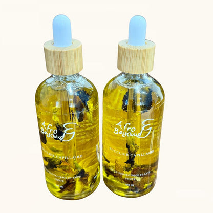 Bouclier capillaire : huile anti-chute 100% naturelle pour cheveux Afro