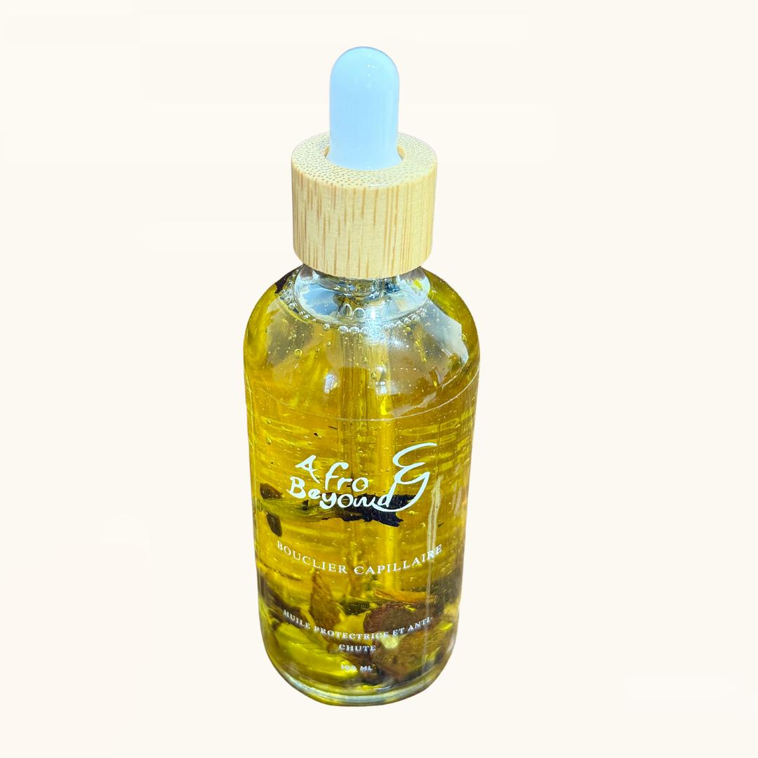 Bouclier capillaire : huile anti-chute 100% naturelle pour cheveux Afro
